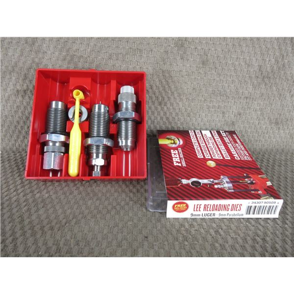 9MM Luger Lee 3 Die Set with Shell Holder
