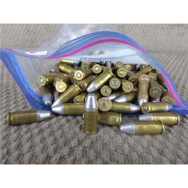 9MM - Bag of 145 Rnds - Reloads sold as componets
