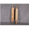 Image 1 : 2 - Wood Rolling Pins - 1 is a Foley