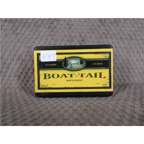 Speer 30 Cal 150 gr BTSP Box of 100 Unopened