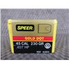 Image 2 : Speer 45 Cal 230 Gr .451 HP - Box 100 Unopened