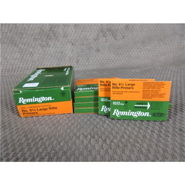 Remington Large Rifle Primers No. 9 1/2 - 6 Boxes of 100