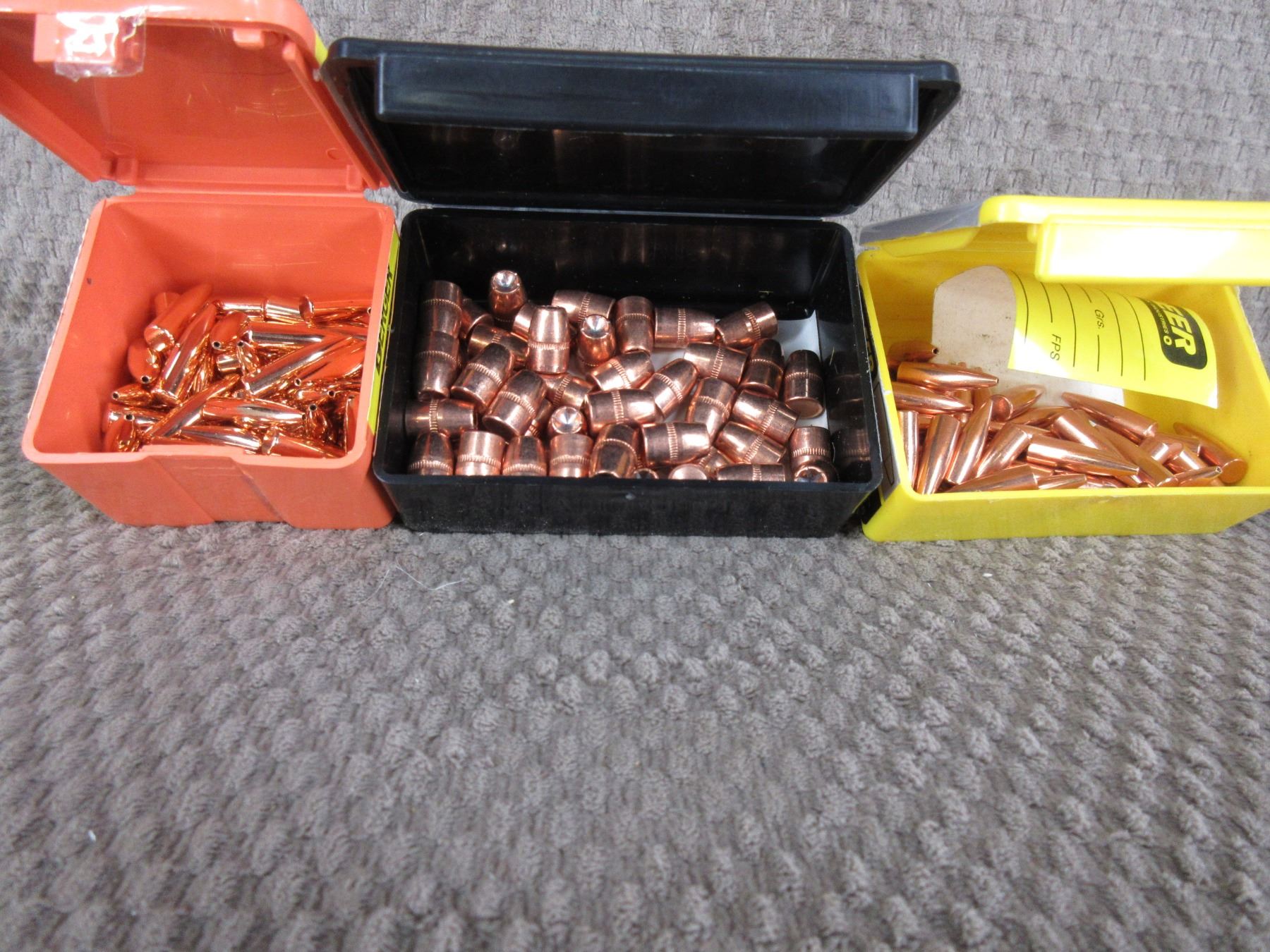 3 Opened Boxes of Bullets