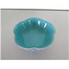 Image 2 : Vintage Asian Ceramic Flower Shape Bowl w/ Maker's Mark 7"D x 3"H