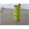 Image 8 : Yellow Floral Vase w/ Birds & Maker's Mark 7.5"H