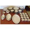 Image 1 : Noritake Japan China 'Regent' 5681 Fine China Set w/ Plates, Cups, Serveware, etc