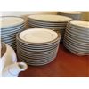 Image 24 : Noritake Japan China 'Regent' 5681 Fine China Set w/ Plates, Cups, Serveware, etc