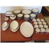 Image 2 : Noritake Japan China 'Regent' 5681 Fine China Set w/ Plates, Cups, Serveware, etc