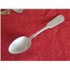 Image 8 : Qty 7 Spoons: 1918 Bedford, Brazil Silver Monogrammed 'M', etc