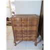 Image 2 : Wooden 4-Drawer Serpentine French Chest of Drawers Dresser w/ Carved Details 21"x14"x27"H