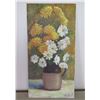 Image 1 : Original Painting on Canvas Panel, Signed by Artist Martha Seugle 71 (unframed) 12"x24"