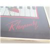 Image 2 : Rhapsody Red Rose on Piano Keys Print in Metal Frame 10"x16"