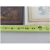 Image 8 : Qty 2 Framed Wall Hangings 'Amerique du Nord Centrale' & Autumn Scene