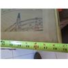 Image 8 : Asian Seaside Scene Artwork w/ Maker's Mark 19"x14"