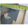 Image 8 : Asian Arched Bridges Scene Artwork w/ Maker's Mark 19"x14"