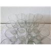 Image 2 : Qty 21 Gray Tinted Juice Glasses 3"x5"H