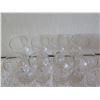 Image 2 : Qty 8 Stemmed Wine Glasses 3"x5.5"H