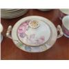 Image 8 : Qty 4 Teacups w/ Saucers, 7 Side Plates w/ Floral Design & Creamer & Sugar Bowl