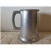 Image 2 : Qty 2 Etched Metal Mugs: Dunlop Best English Pewter & Footed Floral
