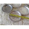 Image 8 : Qty 8 Round Glass & Metal Bowls - 4 Pinwheel Design & 4 Silver Plated in Italy