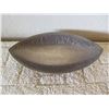 Image 2 : Carved Wooden Tray w/ 4 Legs & Elephant Design Signed by Artist 10"L
