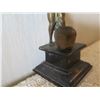 Image 8 : Vintage Metal Figure, Woman w/ Urn on Square Base 3"D x 8"H
