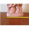 Image 8 : Mother Daughter Clay/Ceramic Figure, Signed by Artist '75 Pink 7"x11"H