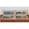 Image 1 : Qty 4 Framed Photographic Images - Sailboats, Rivers, etc 20"x9.5"