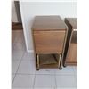 Image 2 : O'Sullivan Wood Rolling TV/VCR Cart w/ 2 Door Cabinet & 2 Rolling File Drawers