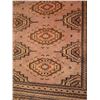 Image 8 : Very Large Red Tan Area Rug w/ Floral Design & Fringed Edges 121"x76"