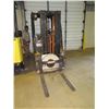 Image 2 : Yale Electric Forklift w/Full Rotation Dumping Feature (Powers On Needs Repair)