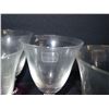 Image 2 : Qty 8 Alan Lee Collection Wine & Aperitif Glasses w/ Colored Base & Crystal Accents