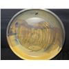 Image 2 : Ceramic Yellow Gray Pottery w/ Raised Edge, Signed II, 13"D