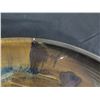 Image 7 : Ceramic Yellow Gray Pottery w/ Raised Edge, Signed II, 13"D
