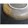Image 8 : Ceramic Yellow Gray Pottery w/ Raised Edge, Signed II, 13"D