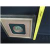 Image 8 : Framed Plate w/ Asian Garden Scene, Marked LX28-05 (Plate 5"D) 15"x17" Frame