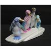 Image 2 : Handpainted Glazed Porcelain Penguins, Herend Hungary, 5.5"x4"H, 5175-0-00/SVHC-3 GA
