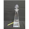 Image 8 : Tiffany & Co. Tapered Glass Decanter w/ Round Stopper 13"H