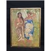 Image 2 : Framed Original Painting on Canvas, On the Horizon' Signed Campbell 07, 19"x26"