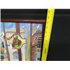 Image 8 : Framed Dog Street Scene 'The Plumed Horse' 16"x24"
