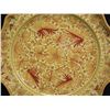 Image 2 : Grazia-Deruta (Made in Italy) Plate w/ Floral Design, Signed GF, 15" Dia.
