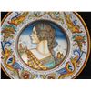 Image 2 : Grazia-Deruta (Made in Italy) Plate, A. Binaglio, 14"Dia., Female Roman Figure,