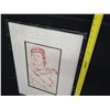 Image 8 : Framed Original Sketch by Madge Tennent, Female Figure, Signed 17"x24"