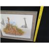 Image 8 : Framed Canvas Board: 'Giraffe Study' Signed by Bo Newell 23"x20" (Retail $2,900)