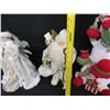 Image 8 : Misc Christmas Ornaments: 2 Santas, Angel & Snowmen 18" to 26"H