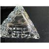 Image 8 : Qty 2 Tiffany & Co. Glass Triangle Dishes 7"
