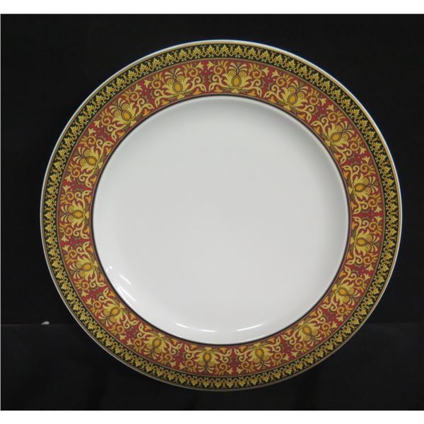 Versace Rosenthal Floral Border Plate 9" Dia.