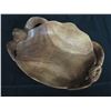 Image 2 : Carved Wooden Bowl w/ Turtle Motif Accent 10" x 15"