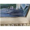 Image 2 : Large Framed Original Painting on Canvas 30"x31" Woodland Fairies, Signed by Artist S. Guggenheim?