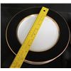 Image 2 : Set of 8 Fitz & Floyd "Renaissance" Fine China - Dinner, Saladm Dessert Plates, Bowls, Cups